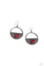 Load image into Gallery viewer, Sandstone Prairie - Red Earrings