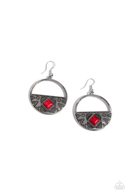 Sandstone Prairie - Red Earrings