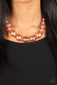 Marina Mirage - Orange Necklace