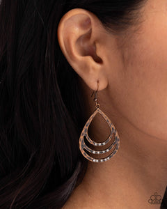 Sojourn Shimmer - Copper Earrings