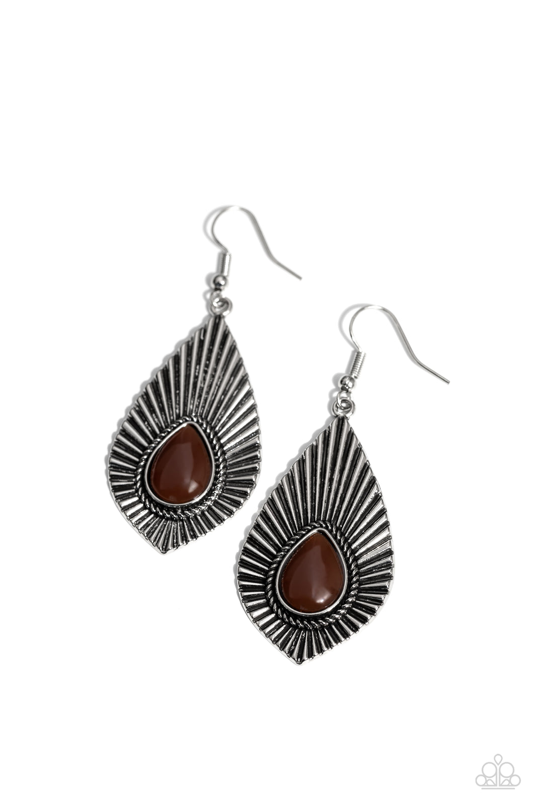 SOUL-ar Flare - Brown Earrings