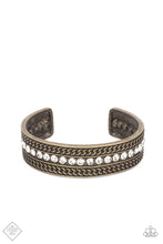 Load image into Gallery viewer, Grit Goals - Brass Cuff Bracelet