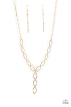 Load image into Gallery viewer, Infinitely Icy - Gold Necklace