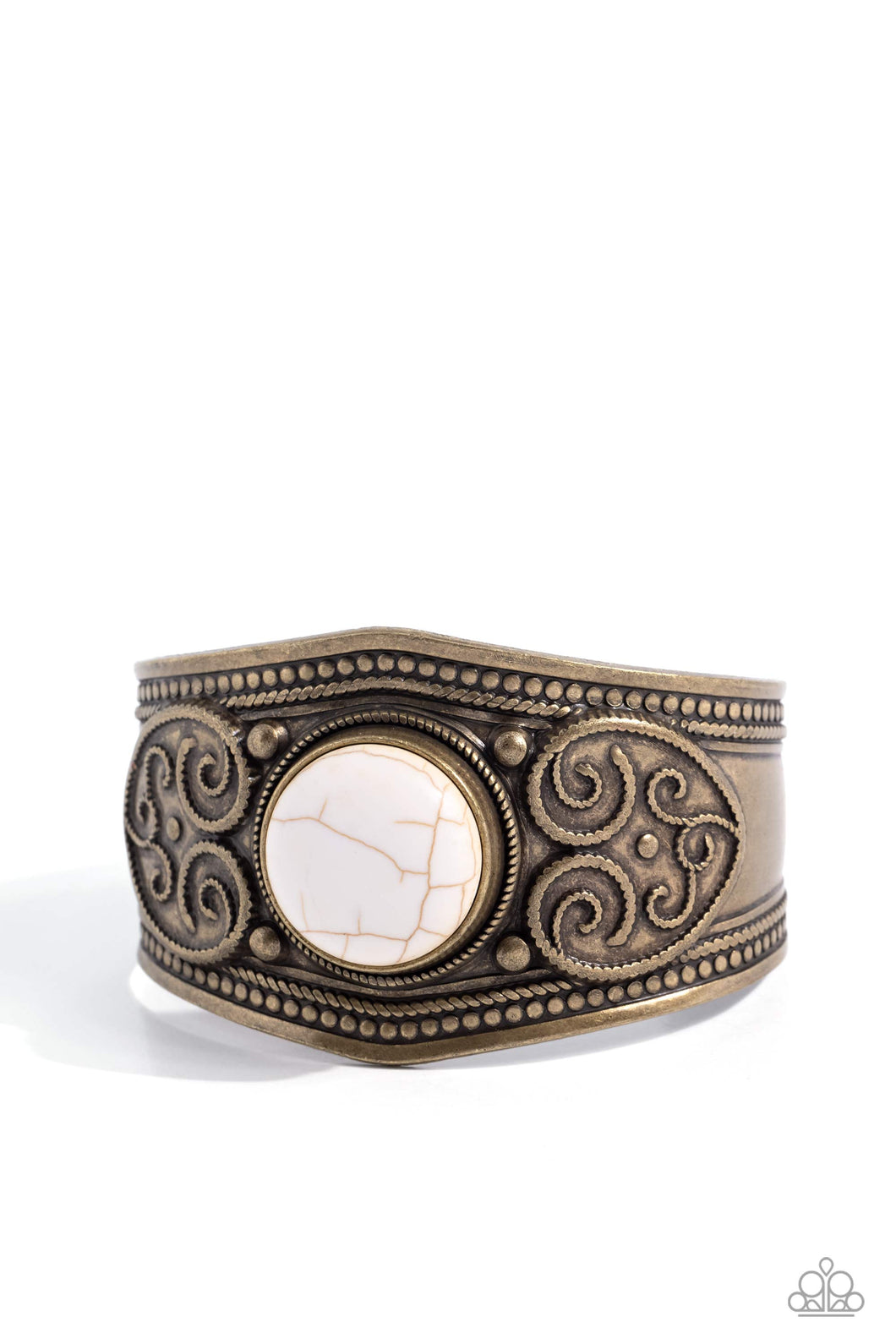 Prairie Romance - Brass Cuff Bracelet