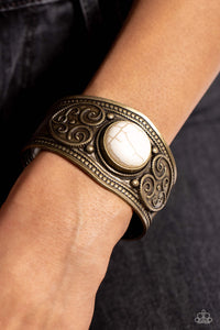 Prairie Romance - Brass Cuff Bracelet