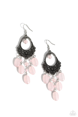 Botanical Escape - Pink Earrings