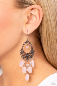 Botanical Escape - Pink Earrings