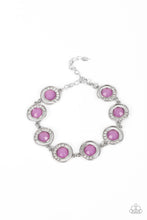 Load image into Gallery viewer, Twinkling Trajectory - Purple Adjustable Clasp Closure Bracelet