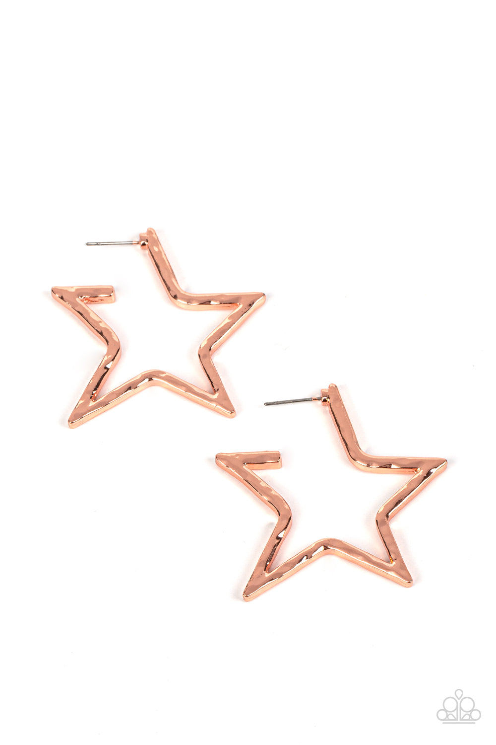 All-Star Attitude - Copper Hoop Earrings