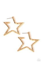 Load image into Gallery viewer, All-Star Attitude - Gold Hoop Earrings