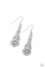 Load image into Gallery viewer, GLITZY on All Counts - White Earrings