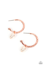 Load image into Gallery viewer, GLAM Overboard - Copper Hoop Earrings