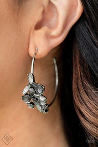 Arctic Attitude - Silver Hoop Earrings