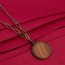 Load image into Gallery viewer, WOODnt Dream of It - Brass Necklace