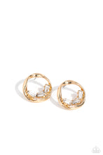 Load image into Gallery viewer, Imperfect Illumination - Gold Post Earrings