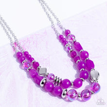 Load image into Gallery viewer, Mere Magic - Purple Necklace