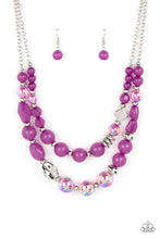 Load image into Gallery viewer, Mere Magic - Purple Necklace