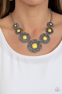 Garden Glade - Yellow Necklace