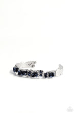 Load image into Gallery viewer, Enticingly Icy - Blue Cuff Bracelet