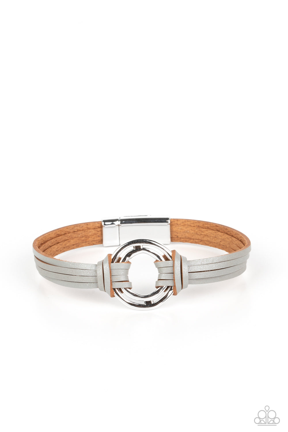 Free Range Fashion - Silver Magnetic Closure Bracelet