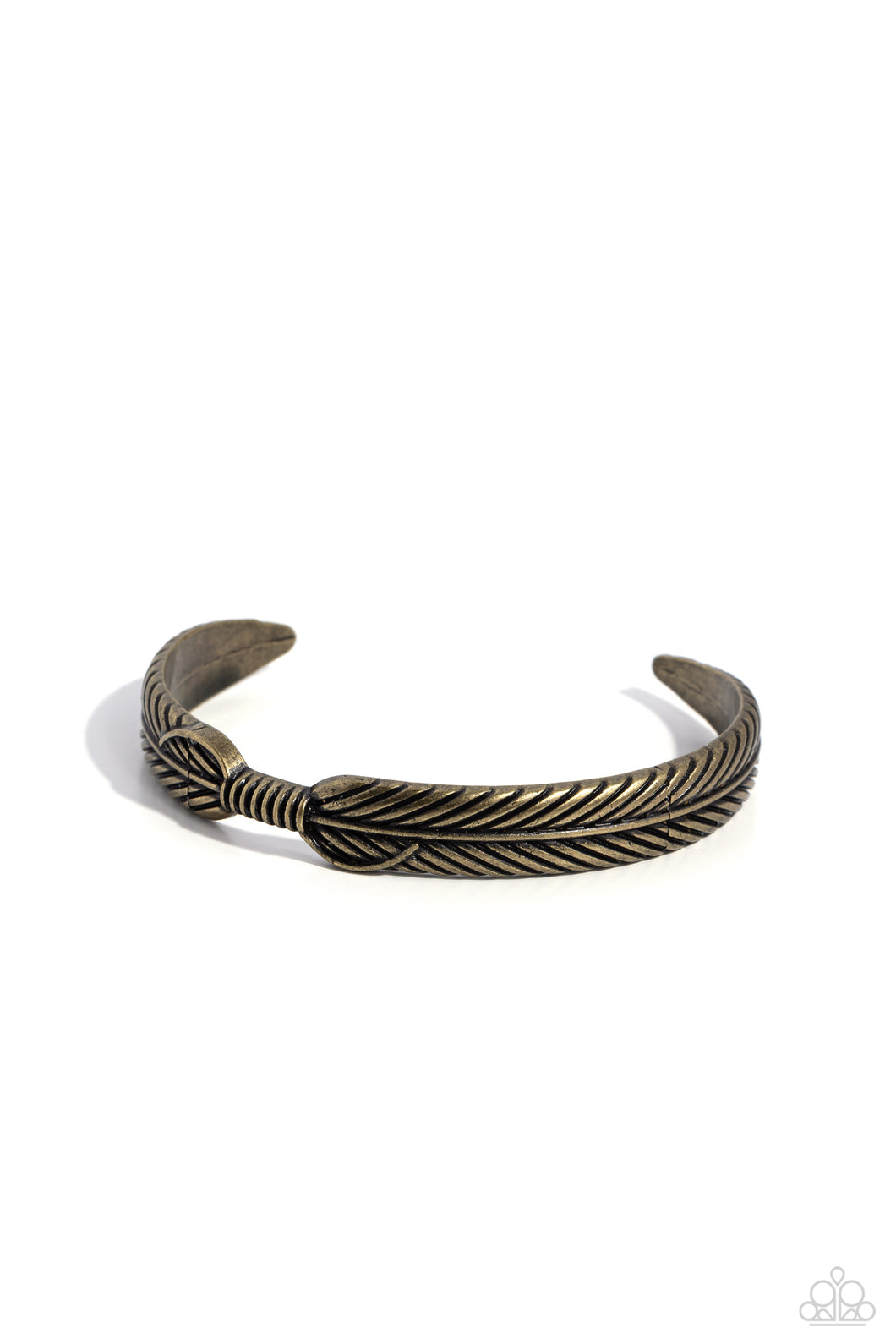 Watching the FLOCK - Brass Cuff Bracelet