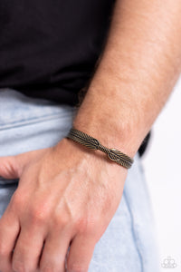 Watching the FLOCK - Brass Cuff Bracelet