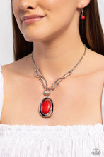 Load image into Gallery viewer, Sandstone Stroll - Red Necklace