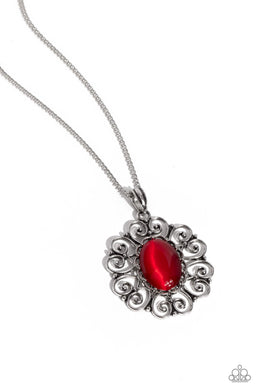 Sentimental Sabbatical - Red Necklace