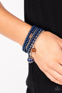 Epic Escapade - Blue Stretchy Bracelets