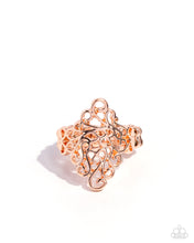 Load image into Gallery viewer, Full-Fledged Filigree - Copper Dainty Ring