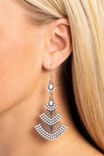 Load image into Gallery viewer, Eastern Expression - White Earrings