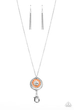 Load image into Gallery viewer, Cretian Crest - Orange Lanyard