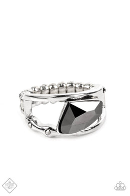 Sculpted Style - Silver Dainty Ring