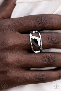 Sculpted Style - Silver Dainty Ring