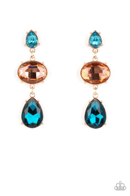 Royal Appeal - Multi Post Earrings