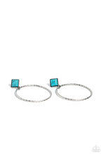 Load image into Gallery viewer, Canyon Circlet - Blue Post Earrings