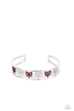 Decadent Devotion - Red Cuff Bracelet