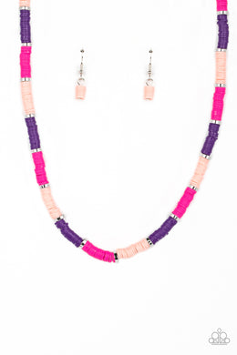 Rainbow Road - Pink Necklace