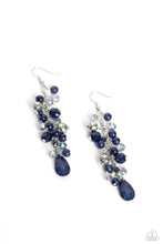 Load image into Gallery viewer, Cheeky Cascade - Blue Earrings