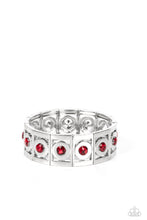 Load image into Gallery viewer, Stretch of Drama - Red Stretchy Bracelet