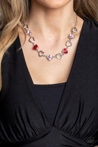 Contemporary Cupid - Multicolor Necklace