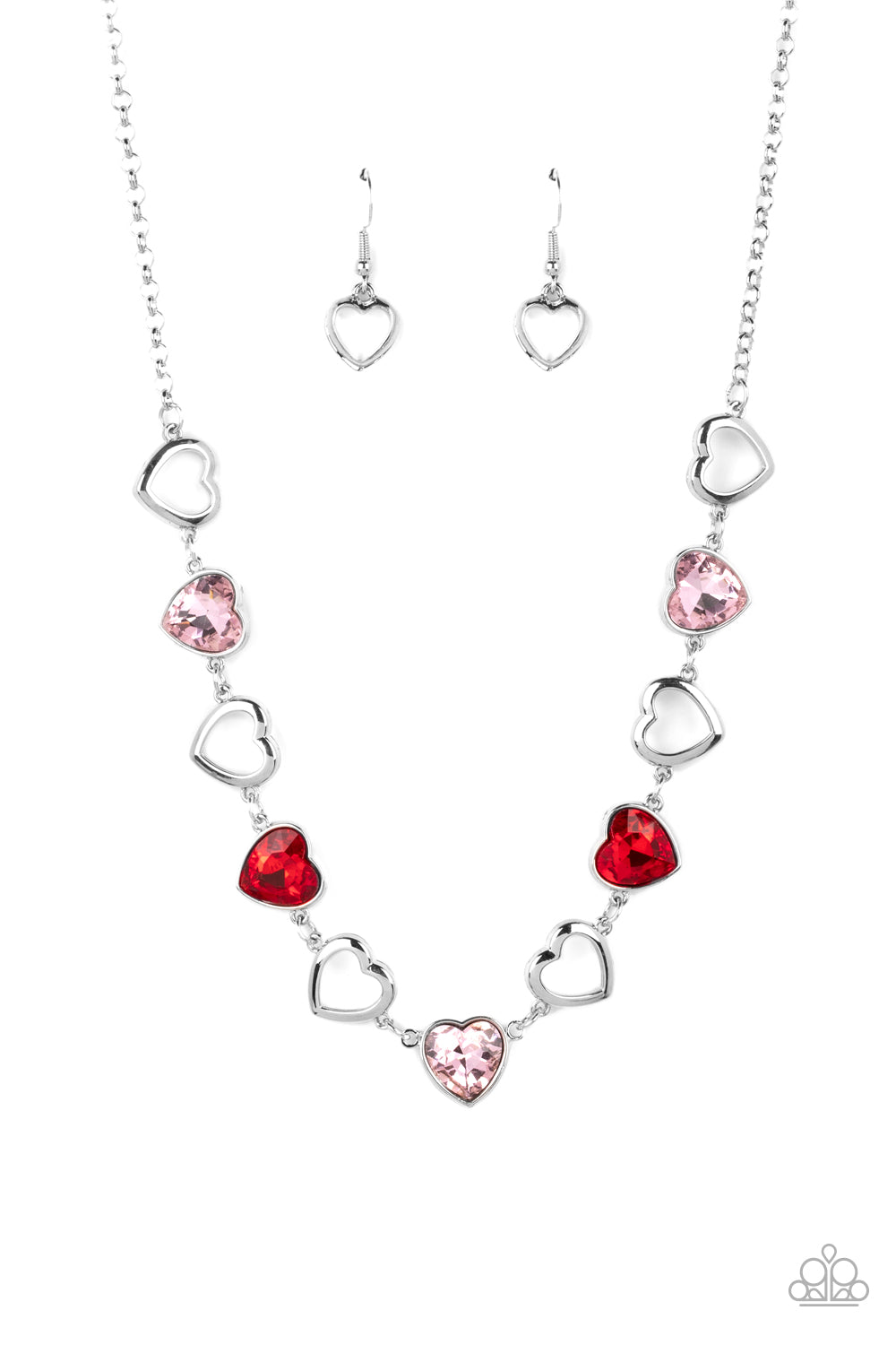 Contemporary Cupid - Multicolor Necklace