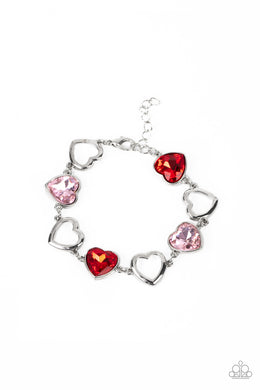 Sentimental Sweethearts - Multicolor Bracelet