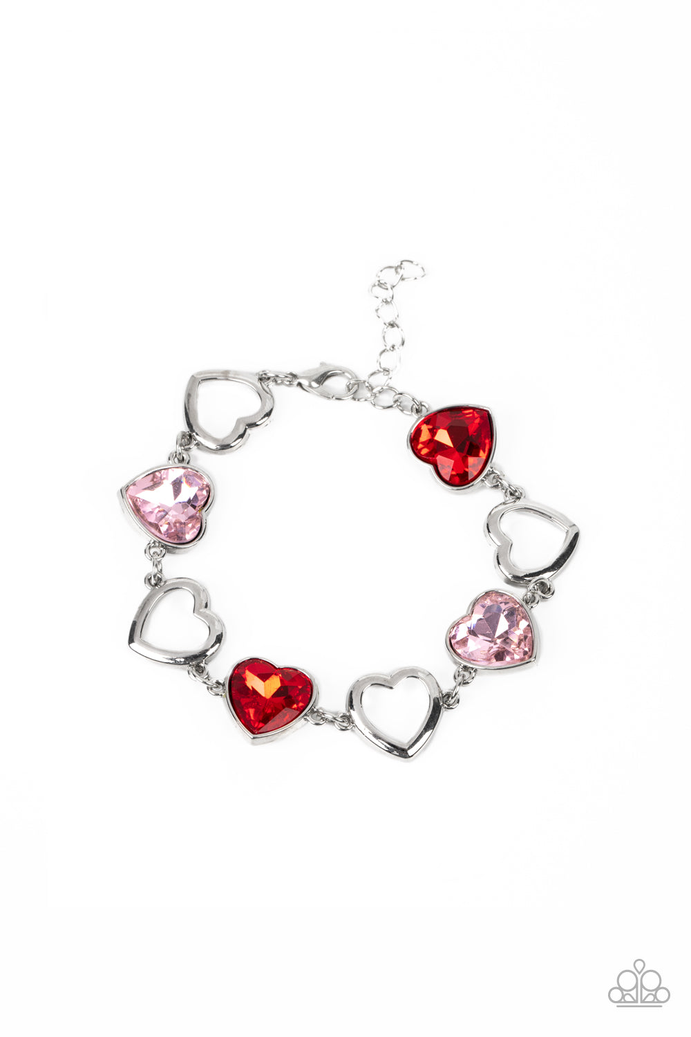 Sentimental Sweethearts - Multicolor Bracelet