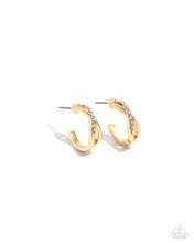 Load image into Gallery viewer, Horoscopic Helixes - Gold Hoop Earrings