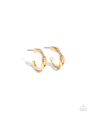 Horoscopic Helixes - Gold Hoop Earrings