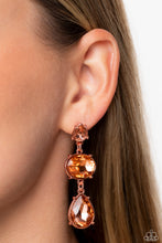 Load image into Gallery viewer, Royal Appeal - Copper Post Earrings