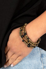 Load image into Gallery viewer, Jungle Jubilee - Brass Stretchy Bracelets