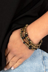 Jungle Jubilee - Brass Stretchy Bracelets