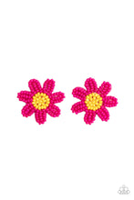 Load image into Gallery viewer, Sensational Seeds - Pink Post Earrings